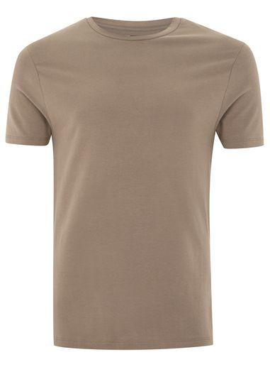 Topman Mens White Taupe Ultra Muscle T-shirt