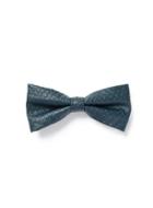 Topman Mens Dark Green Leather Croc Bow Tie*