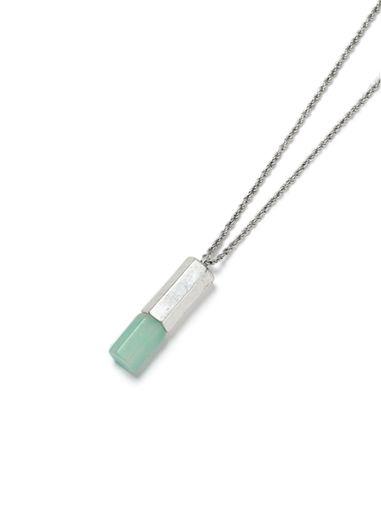 Topman Mens Green Aqua Shard Necklace*