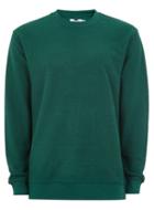 Topman Mens Khaki Classic Green Reverse Sweatshirt