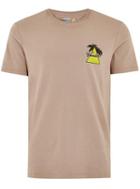 Topman Mens Brown 'venice' T-shirt