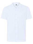 Topman Mens White Revere Short Sleeve Shirt