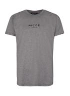 Topman Mens Nicce Dark Grey Marl T-shirt