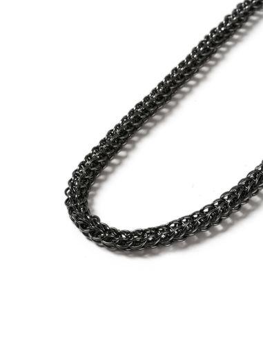 Topman Mens Grey Gunmetal Look Chunky Chain Necklace*
