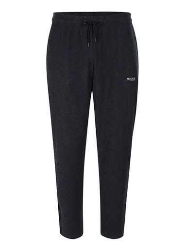 Topman Mens Blue Nicce Navy Boucle Textured Joggers