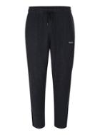 Topman Mens Blue Nicce Navy Boucle Textured Joggers