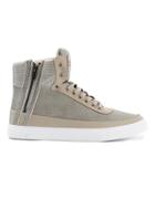 Topman Mens Brown Criminal Damage Catana Stone Hi Tops