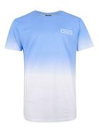Topman Mens Antioch Blue Ombre Rectangle Logo T-shirt*