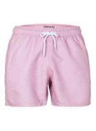 Topman Mens Pink Marl Swim Shorts