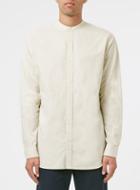 Topman Mens Grey Selected Homme Sand Casual Shirt