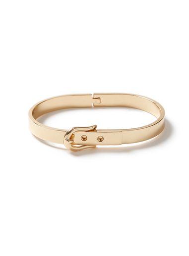 Topman Mens Gold Steel Buckle Bracelet*