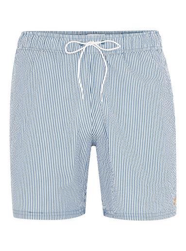 Topman Mens Blue Farah 'colbert' Seersucker Swim Shorts*