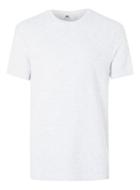Topman Mens Light Grey Ribbed Textured T-shirt