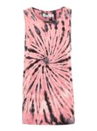 Topman Mens Red Tie Dye V-neck Vest
