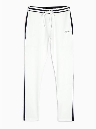Topman Mens Hermano White Jersey Sweat Pants