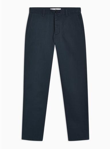 Topman Mens Navy Rigid Slim Chinos