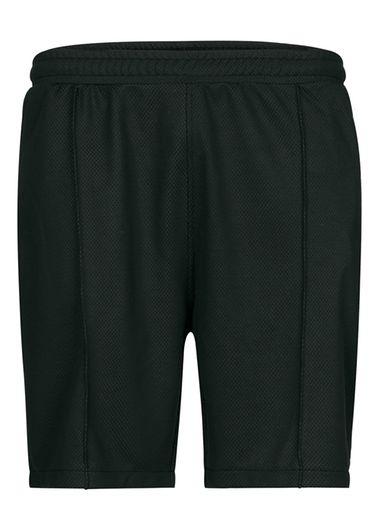 Topman Mens Black And Green Mesh Jersey Shorts