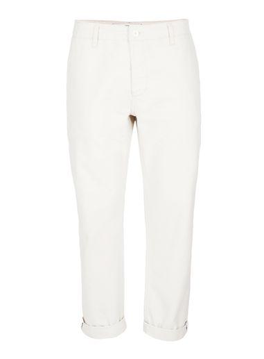 Topman Mens White Ecru Standard Fit Chinos