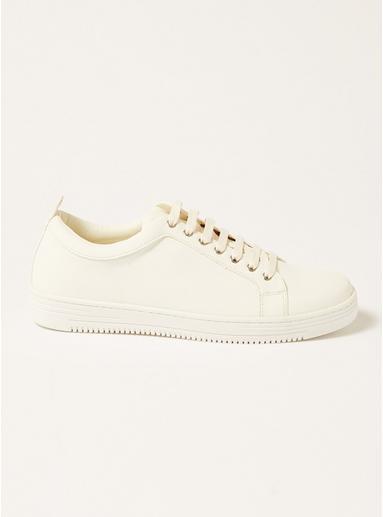 Topman Mens White Croc Saint Sneakers