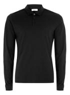 Topman Mens Selected Homme Black Jersey Polo