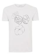 Topman Mens Selected Homme White Printed T-shirt