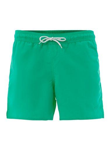 Topman Mens Green Swim Shorts