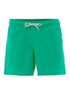 Topman Mens Green Swim Shorts