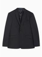 Topman Mens Premium Navy Pinstripe Slim Blazer