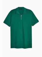 Selected Homme Mens Selected Homme Green Chip Zip Polo