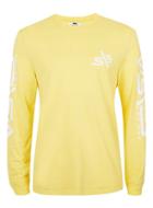 Topman Mens Yellow Hypersport Print Long Sleeve T-shirt