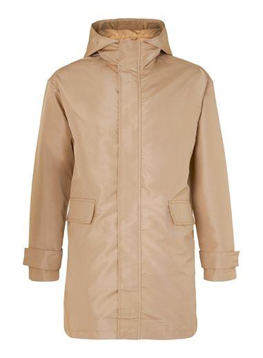 Topman Mens Brown Stone Lightweight Parka