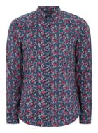 Topman Mens Multi Floral Print Long Sleeve Shirt