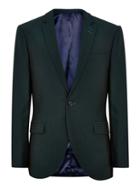 Topman Mens Green Slim Blazer