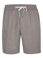 Topman Mens Grey Gray Tencel Side Stripe Shorts