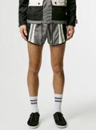 Topman Mens Mid Grey Topman Design Grey Runner Shorts