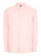 Topman Mens Pink Relaxed Fit Oxford Shirt