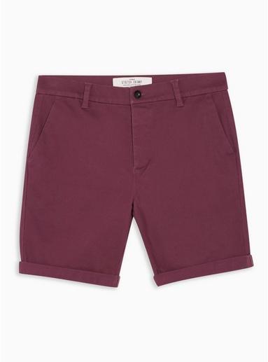 Topman Mens Purple Stretch Skinny Chino Shorts