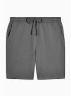 Topman Mens Washed Grey Shorts