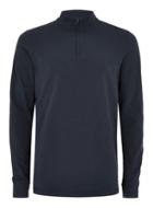 Topman Mens Selected Homme Navy High Neck Zip Top