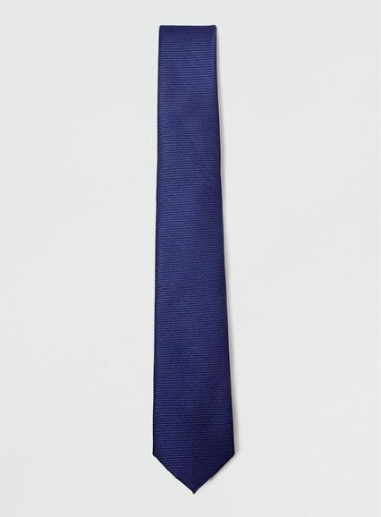 Topman Mens Blue Ink Texture 6cm Tie