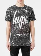 Topman Mens Black Hype Splash Splat Print T-shirt*