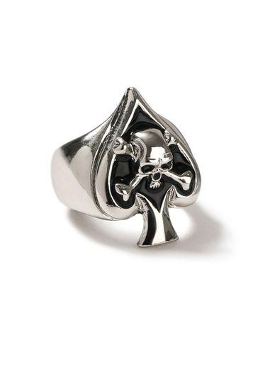 Topman Mens Black Skull Heat Ring*