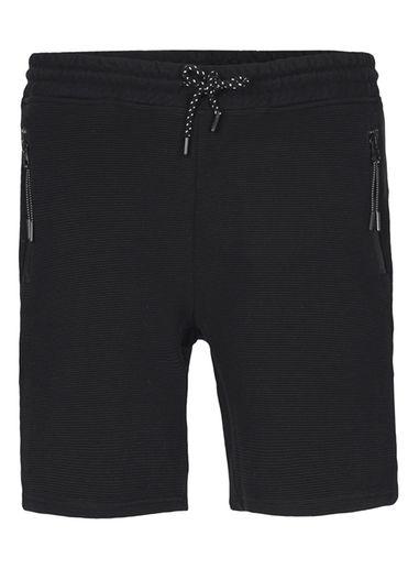 Topman Mens Black Ottoman Textured Jersey Shorts