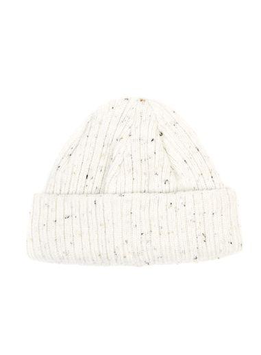 Topman Mens Cream Off White Mini Fit Beanie Hat