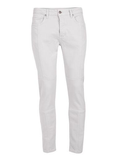 Topman Mens Grey Gray Panelled Stretch Skinny Jeans