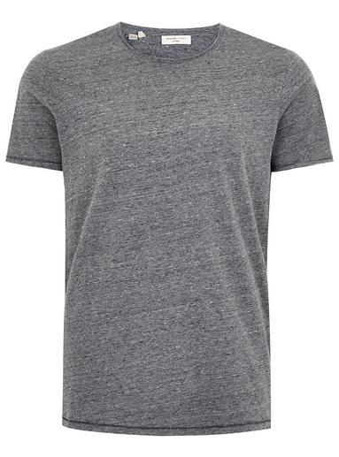 Topman Mens Grey Selected Homme Gray T-shirt