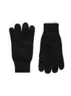 Topman Mens Black Touch Screen Gloves