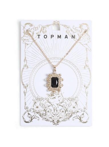 Topman Mens Black Gold Vintage Necklace*
