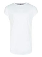 Topman Mens White Viscose Mix Drop Shoulder T-shirt
