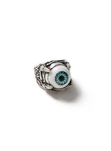Topman Mens Silver Eye Ring*
